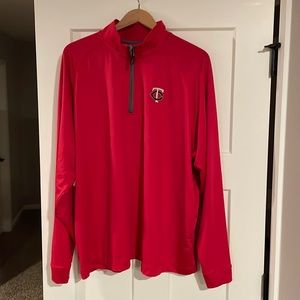 Minnesota Twins Pull over Red Mens xxl great condition worn twice